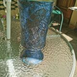 Blue vase by Jacques Blin