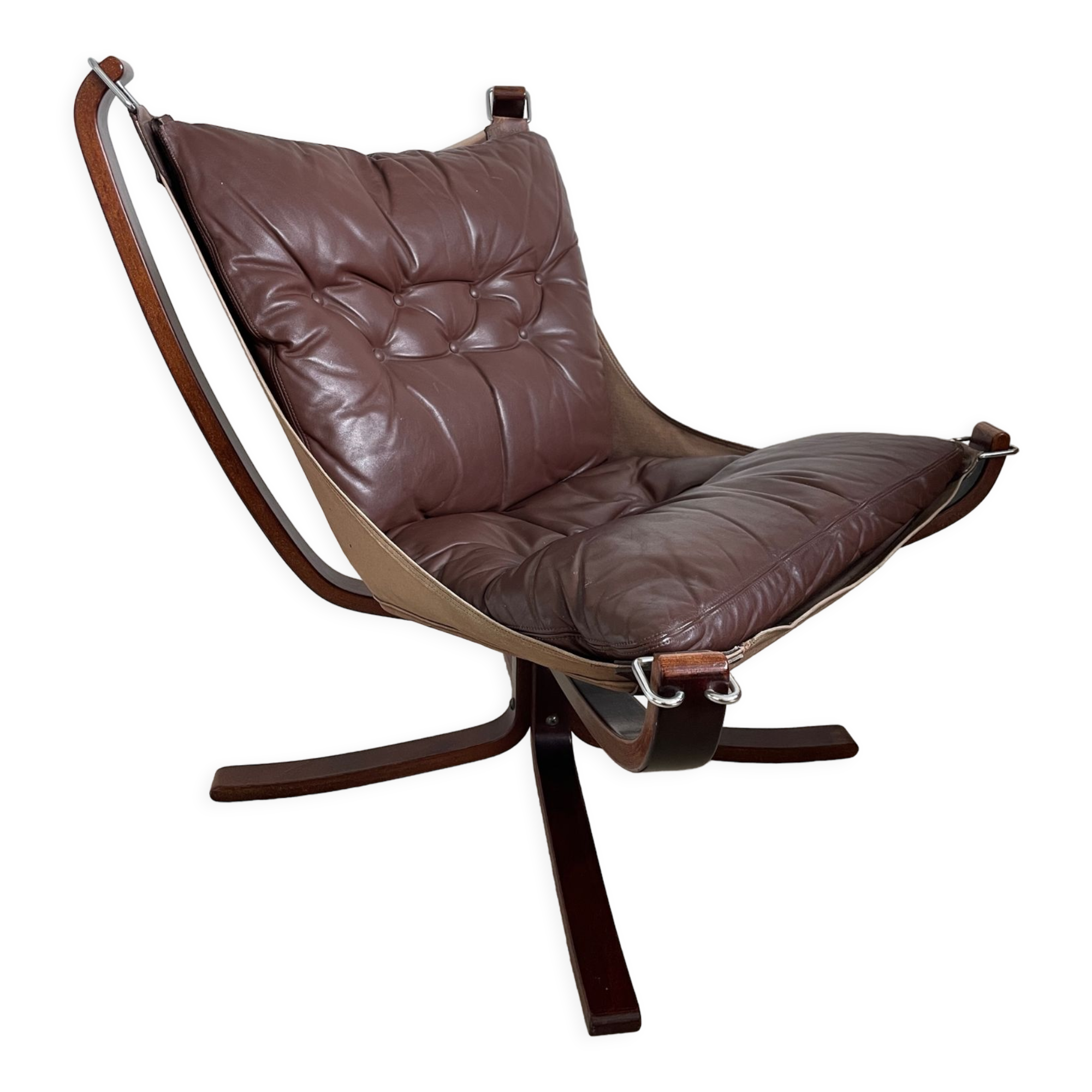 Vintage Falcon Chair by Sigurd Ressell for Vatne Møbler, Norway, 1970s design classic