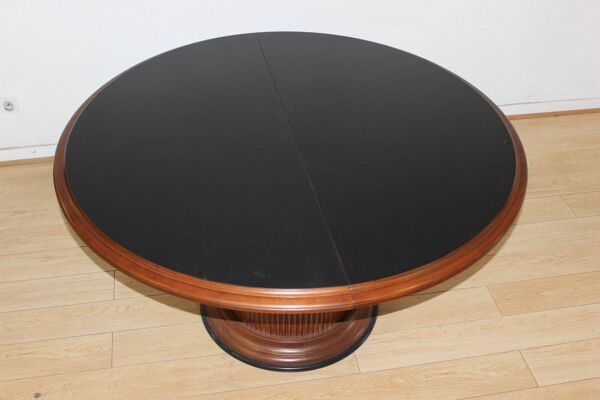 Table Ronde de style Art Déco par Grange vers 1980