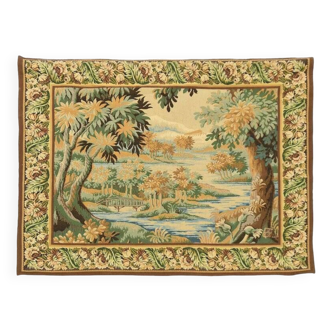 Halluin tapestry “The Forest of Marly” in Loiselles stitch