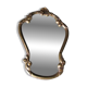 Miroir ancien en bois et stuc doré