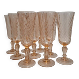 9 vintage Rosaline flutes