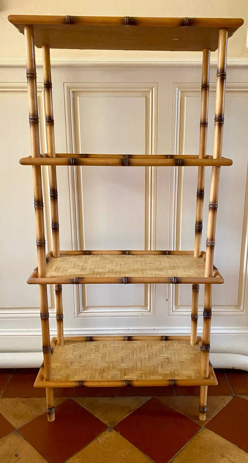 Bamboo shelf