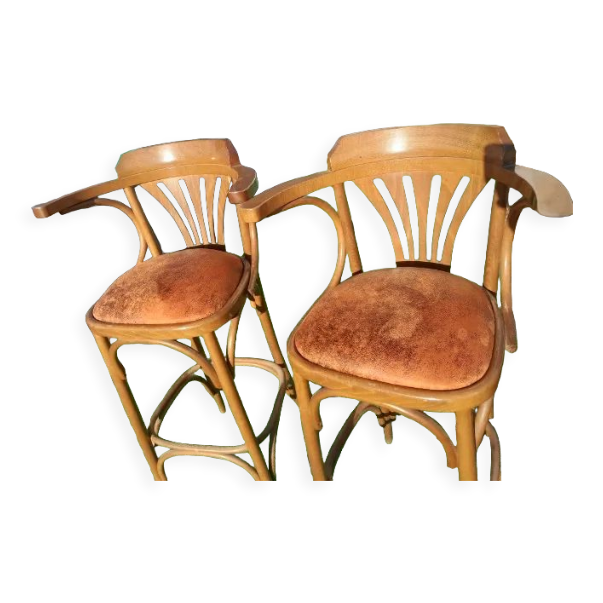 Wooden bar stools