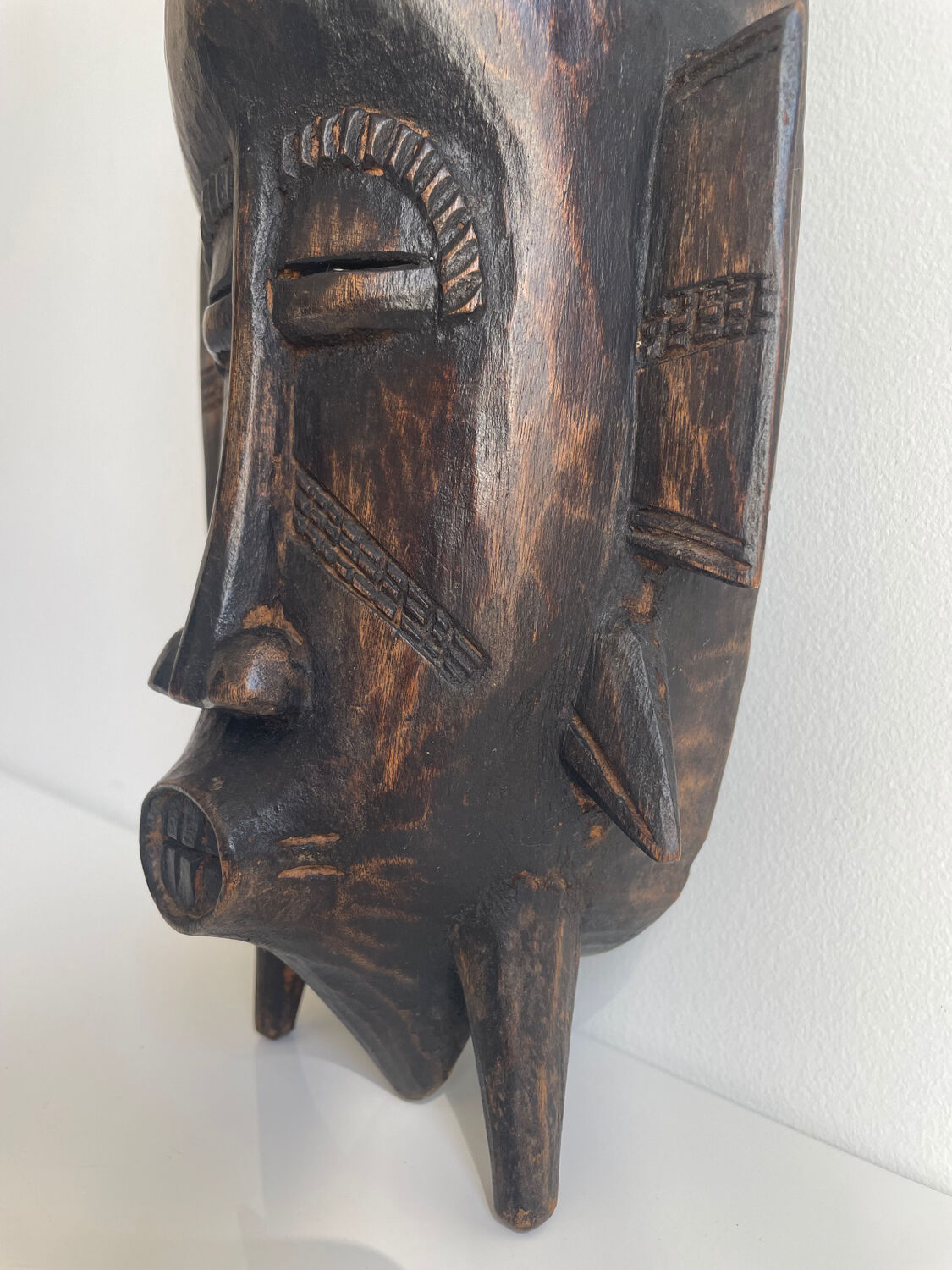 African mask, Baoulé style