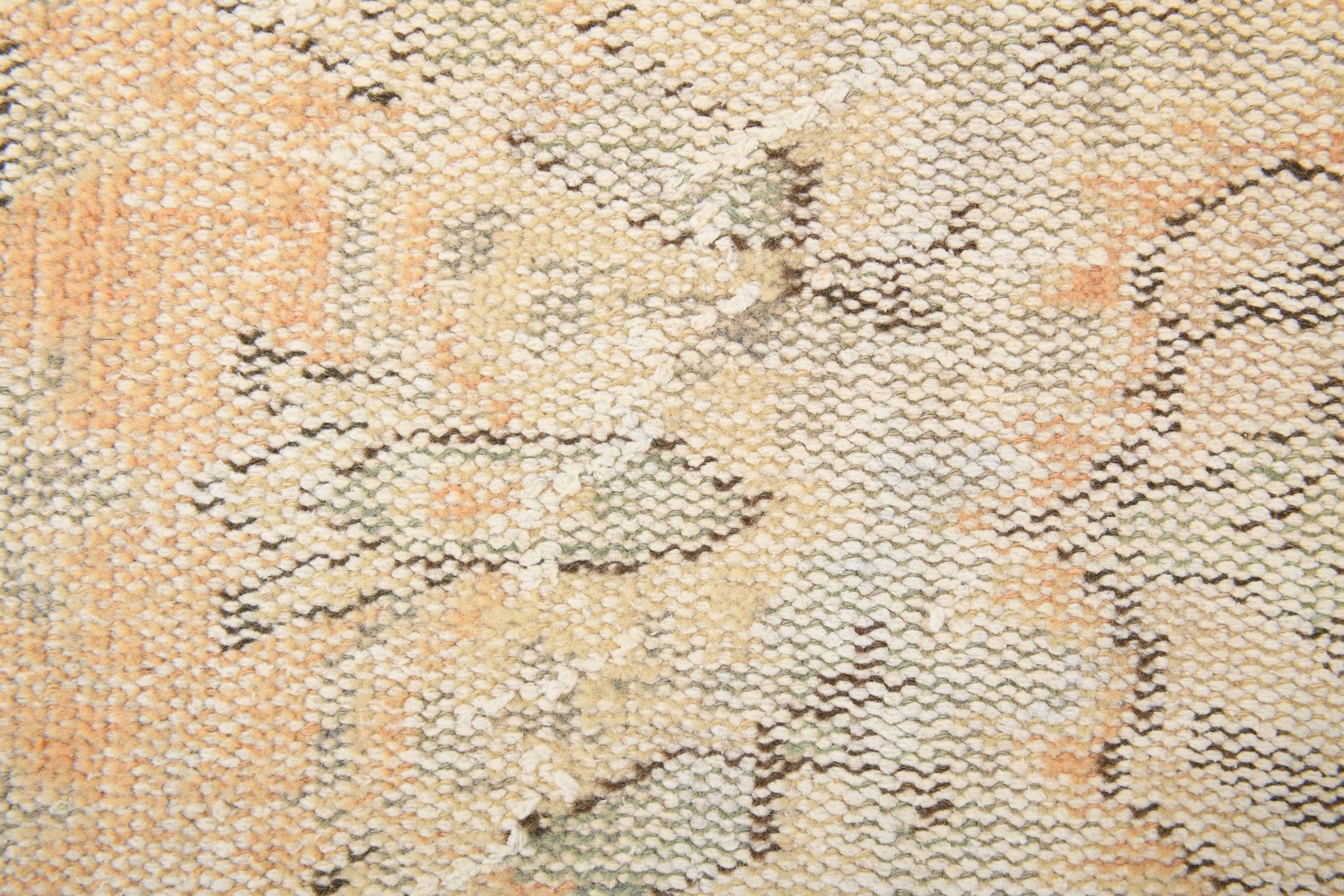 Hand Woven Peach Color Turkish Vintage Rug, 179x288 Cm