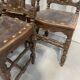 6 chaises de style Renaissance en chêne, XXème siècle