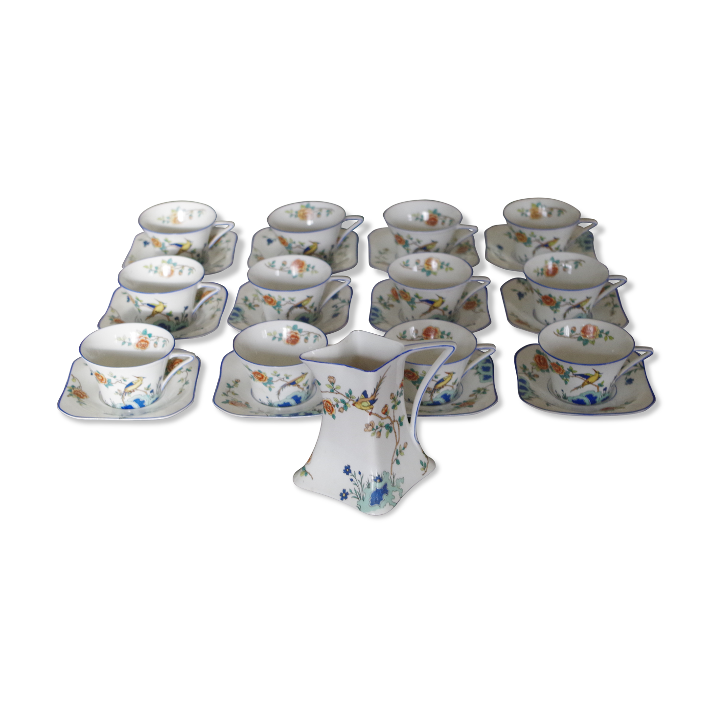 Limoges A. Lanternier porcelain tea service