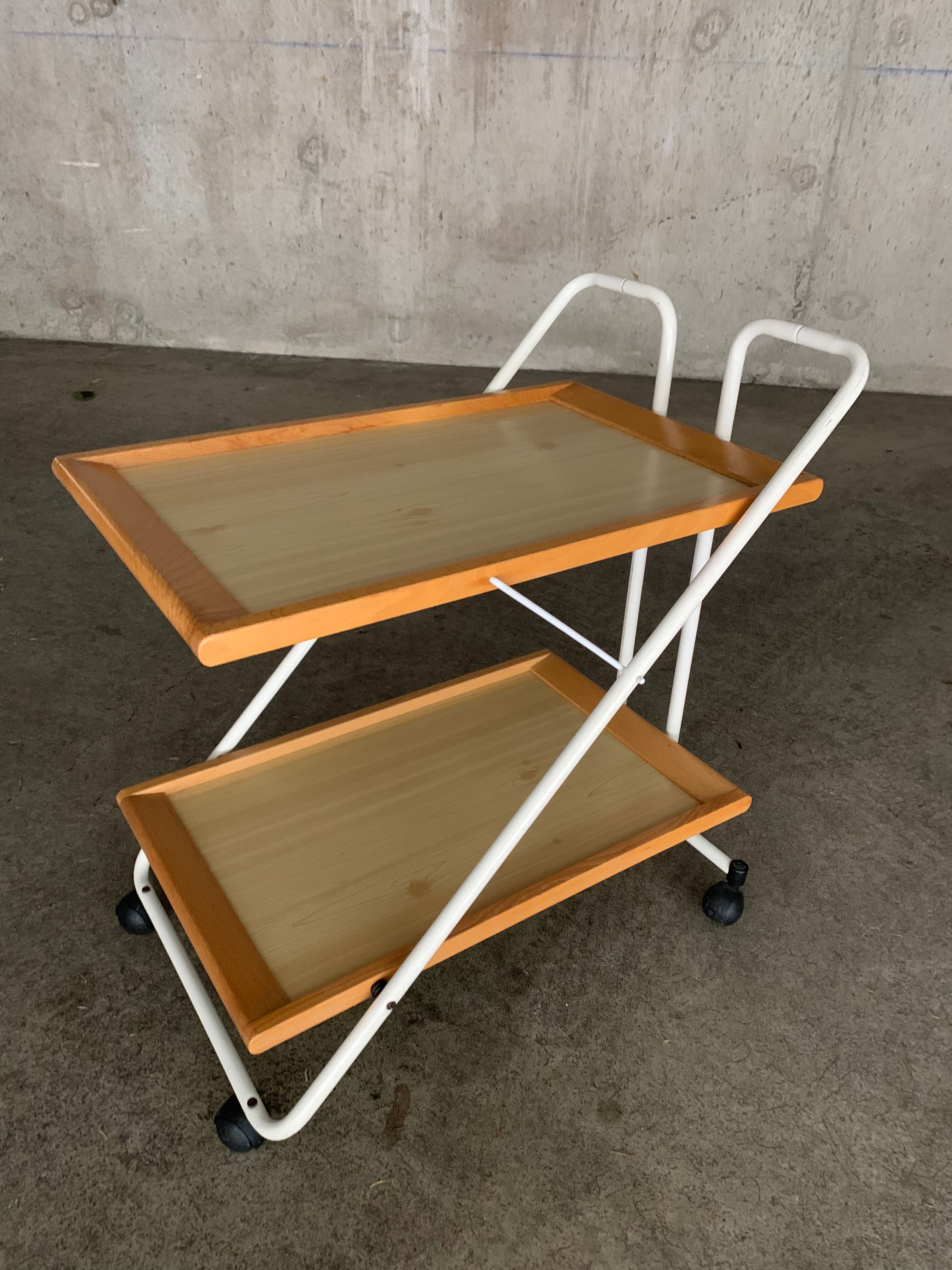 Vintage rolling table service
