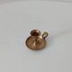 Vintage brass hand candle holder