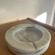 Vintage white marble ashtray