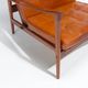 Ib Kofod Larsen Teak and Leather Lounge Chair, Swedish 1950s