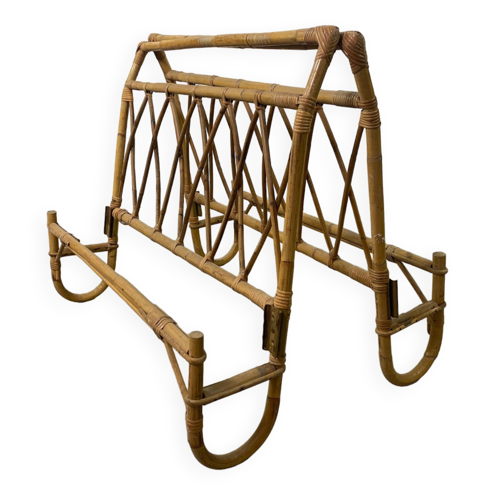 Rattan headboard and footboards