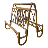 Rattan headboard and footboards