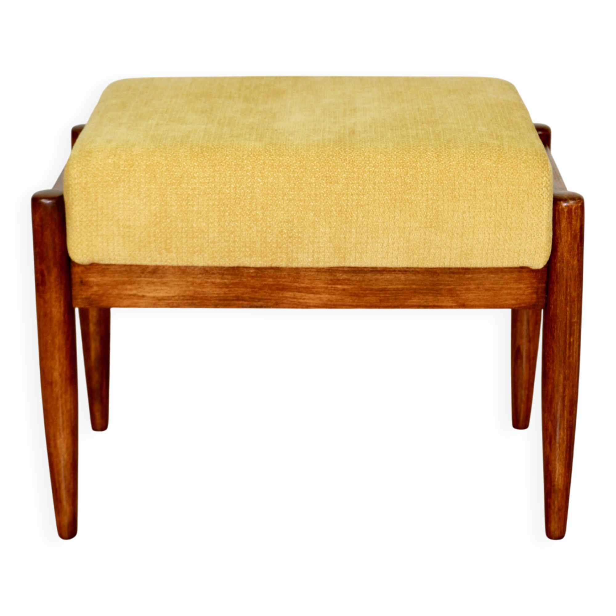 Edmund Homa stool yellow cream structural seat