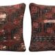 Set of 2 vintage Turkish cushion covers 51x51 cm