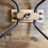 Renovated antique folding work table