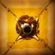 Mazzega Murano large wall sconce with 4 lights 1970s