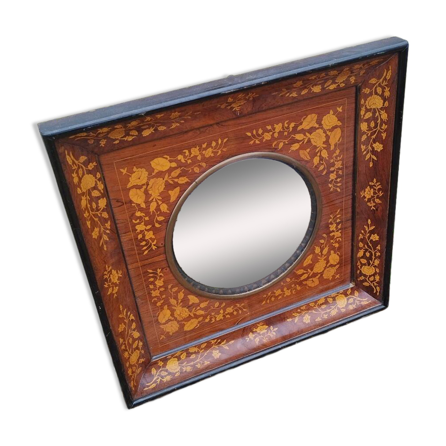 Vintage witch sun mirror antique