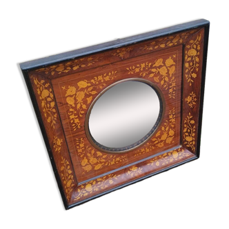 Vintage witch sun mirror antique