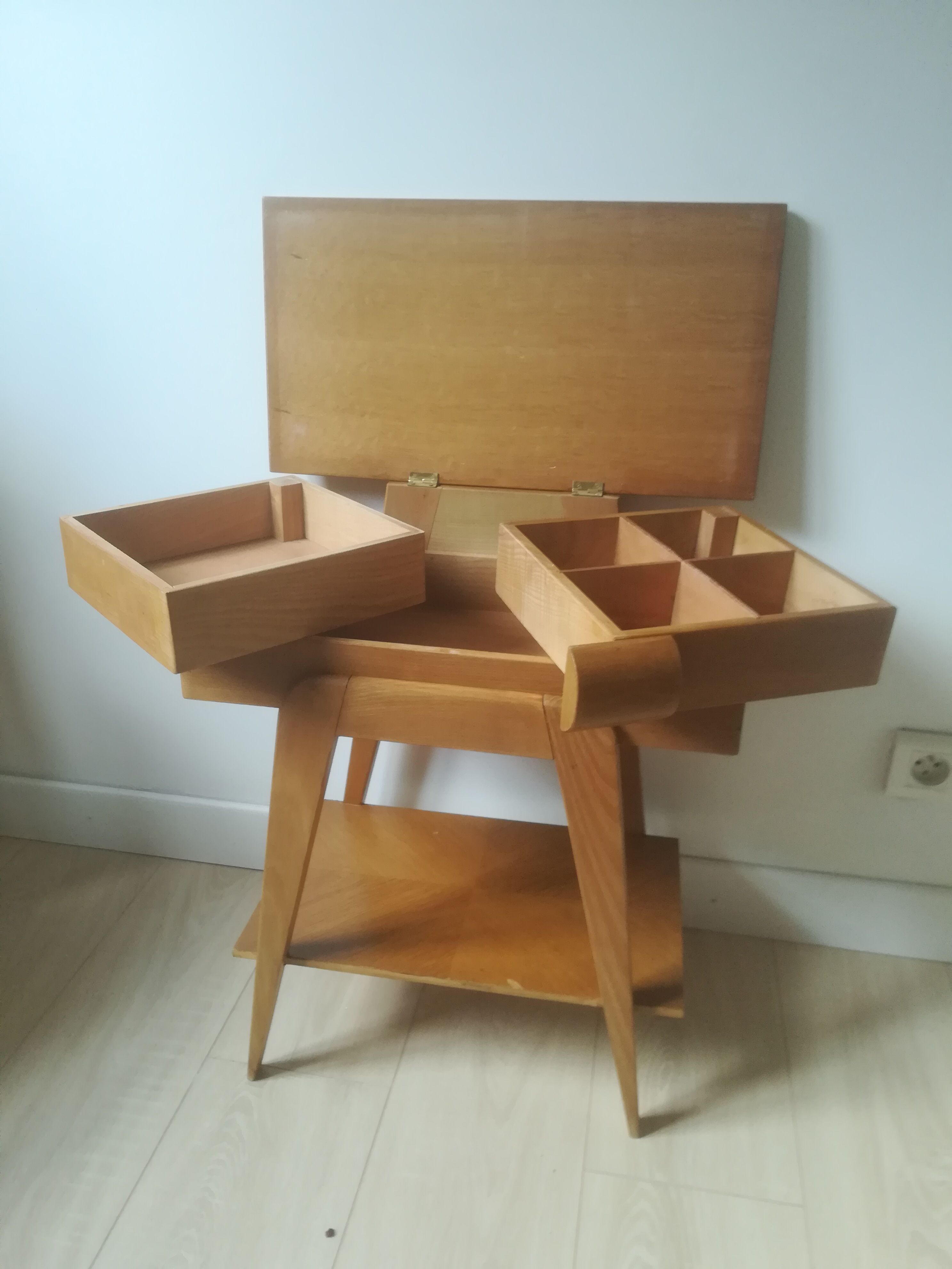 Scandinavian sewing basket