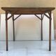 Ancienne table à jeu pliante et son plateau en feutrine verte vintage