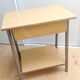 Bedside table in formica imitation wood / vintage 60s-70s