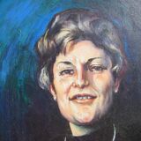 Oil portrait by robertine de vooght
