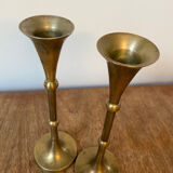 Brass candlesticks