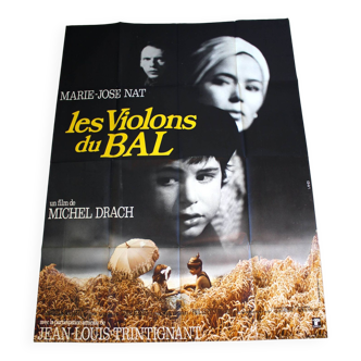 Original cinema poster "Les Violons du Bal" 1974 Michel Drach 120x160 cm