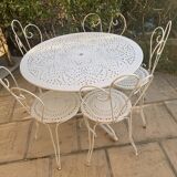 Living room wrought iron garden