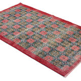 Anatolian handmade vintage rug 212 cm x 124 cm