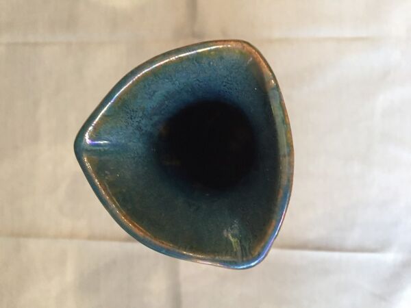 Vase soliflore en gres flamme de rambervillers cytere unis france