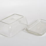Duralex glass butter dish