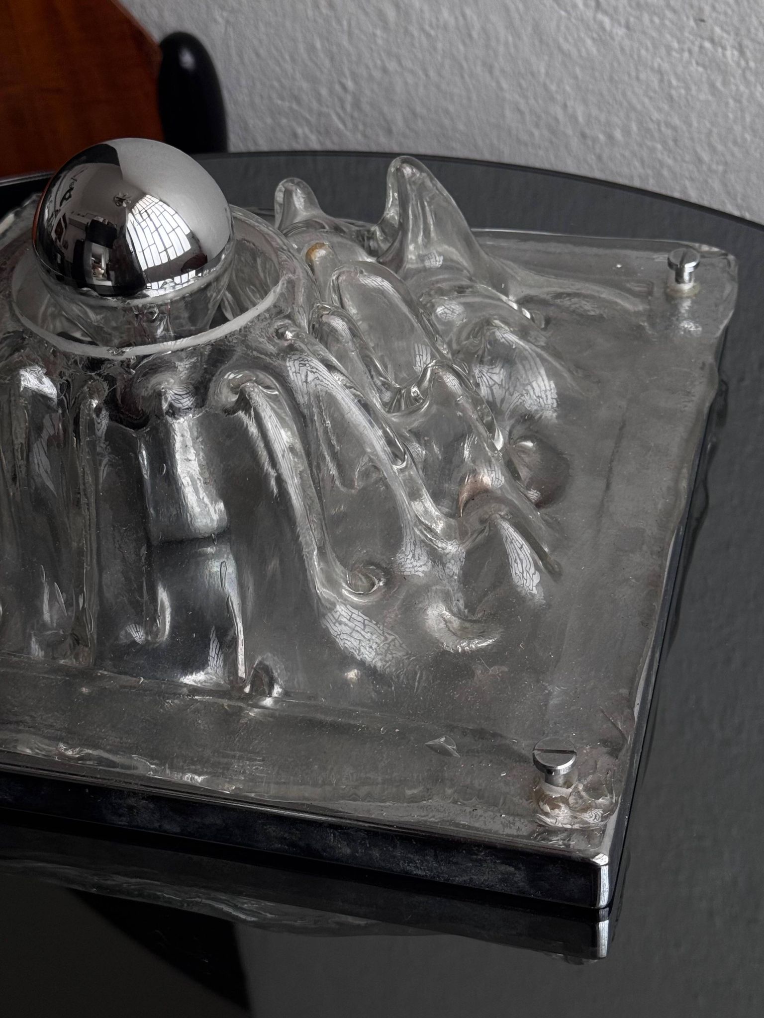 Polifemo wall lamp by Angelo Brotto for Esperia, Italy 70s