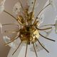 Murano glass flower chandelier, 1970s