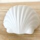Opaline shell ceiling lamp
