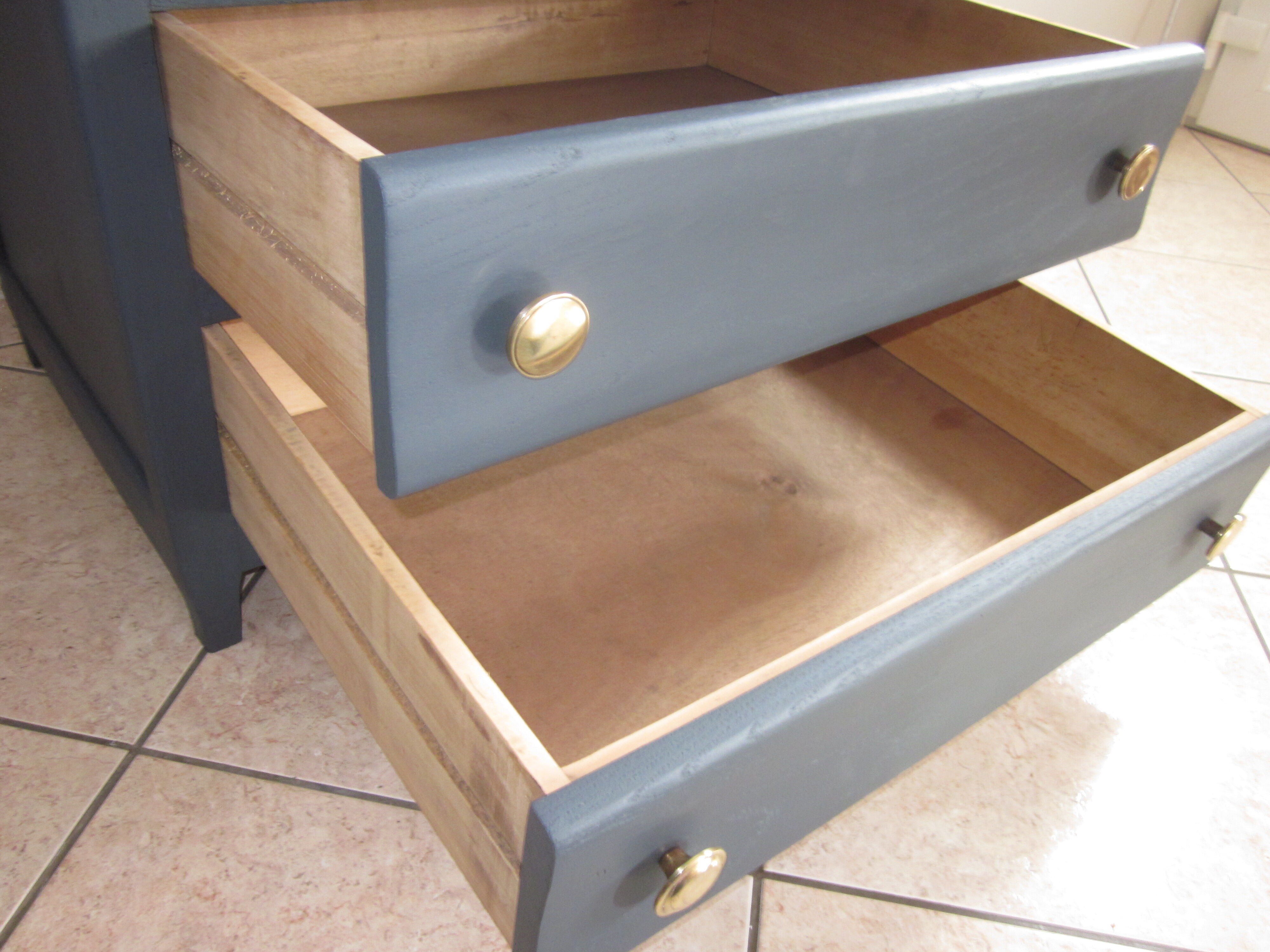 anthracite grey vintage dresser