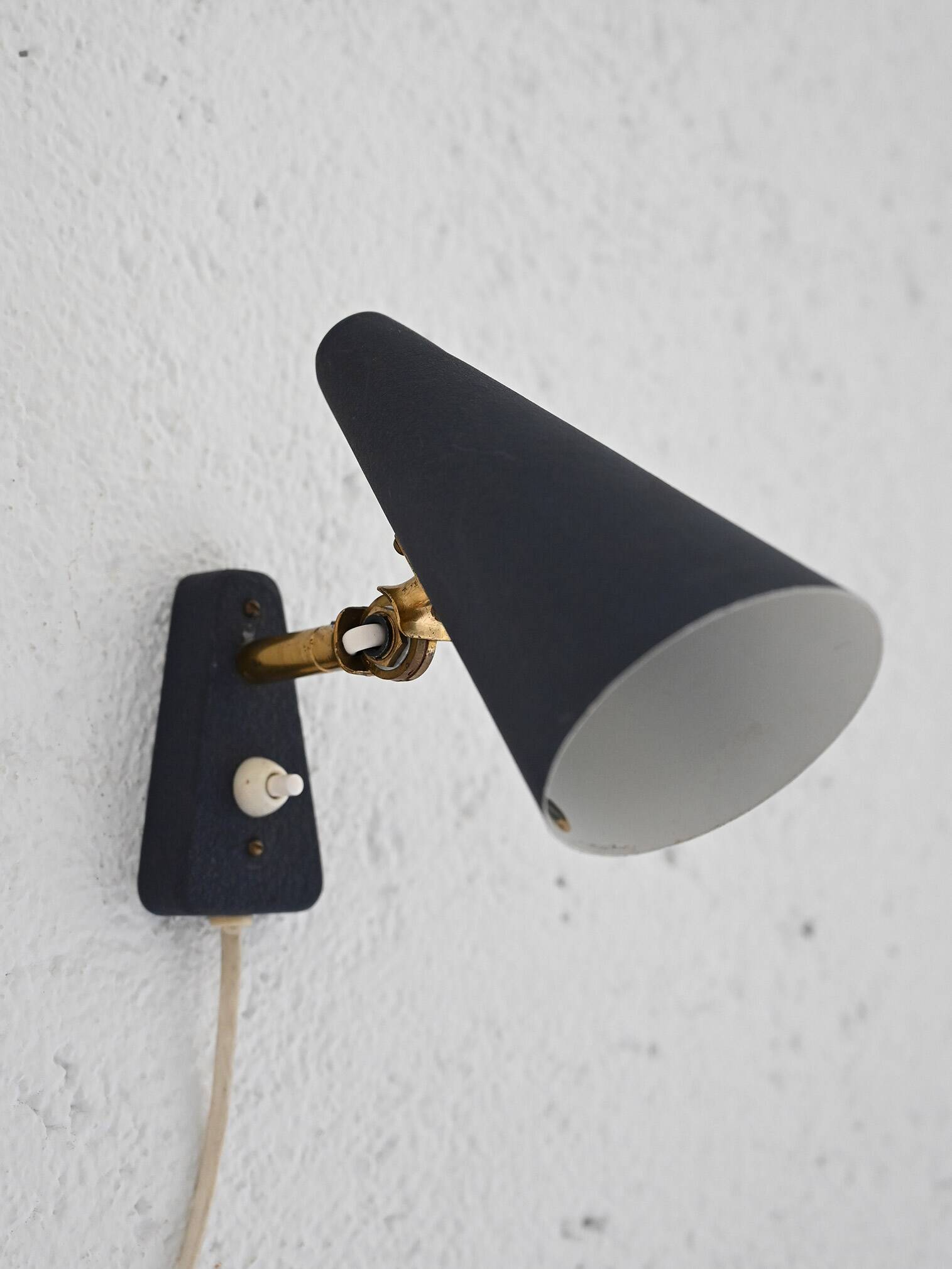 Applique murale scandinave bleue
