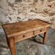 Antique French side table from the 19th century in cherry and oak – circa 1870