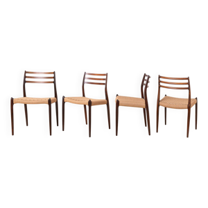 Ensemble de 4 chaises - niels otto