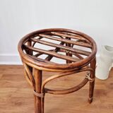 Rattan stool/plant stand - Vintage