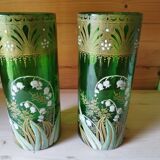 Lot of enameled vases