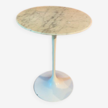 Table d'appoint Knoll International plateau en véritable marbre