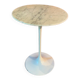Table d'appoint Knoll International plateau en véritable marbre