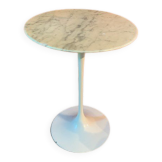 Table d'appoint Knoll International plateau en véritable marbre