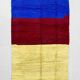 Burgundy, blue, young rug Handmade wool size 250cmx150cm