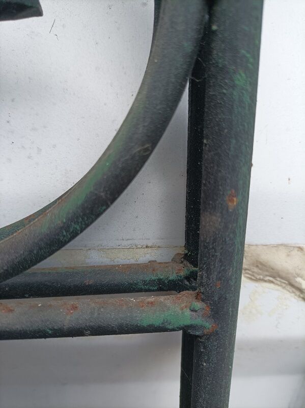 Grid pare view tutor plant holder flowers patinated metal dpm 0823444