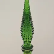 Grande bouteille de liqueur en verre vert Empoli avec bouchon flèche –
