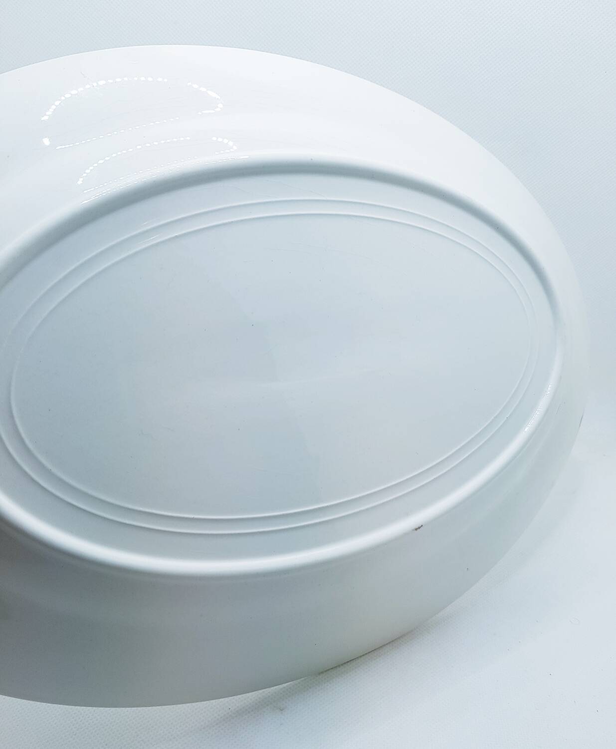 Mid century hand painted platter